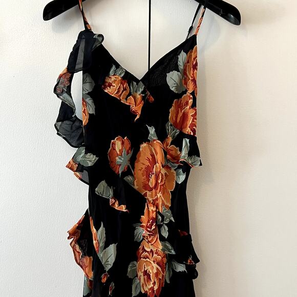Reformation Elysia Maxi Dress Consuelo black floral Size 0 C0 - Picture 5 of 9